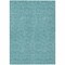 Homeroots 5' X 8' Teal Blue Black And Ivory Geometric Washable Indoor Outdoor Area Rug 596771 - alternate 2