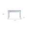 Homeroots 47" Silver Mirrored Writing Desk With Two Drawers 402053 - alternate 2
