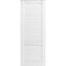 Sartodoors Slab Door Panel 42 x 84 inches, Louver 3388 White Silk, Louvered Doors LOUVER3388S-WS-3696 - alternate 1