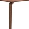 Homeroots 59" Walnut Wood Dining Table 631291 - alternate 2