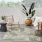 Homeroots 4' X 6' Ivory And Green Palm Leaf Indoor Outdoor Area Rug 552519 - alternate 2