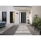 Vdomdoors Front Exterior Prehung Metal-Plastic Door Frosted Glass / MANUX 8112 Antracite / Office Commercial MANUX8112EXD-ANT-W32+14-H80-LH-I - alternate 1