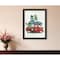Homeroots Holiday Travels Black Framed Print Wall Art 529816 - alternate 2