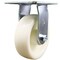 Service Caster 6 Inch Heavy Duty Top Plate Nylon Rigid Caster with Roller Bearing SCC SCC-35R620-NYR - alternate 1