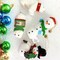 Martha Stewart Holiday Plush Polar Bear and Snowman 4 Piece Ornament Set in White 97158.04 - alternate 2