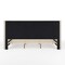 Martha Stewart Kay King Upholstered Platform Bed w/Channel Stitched Wingback Headboard/Cushioned Siderails, Beige TW-3WDB03-K-BG-MS - alternate 4