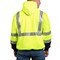 Game Workwear Hi-Vis Pullover Hoodie, 100% Spun Polyester Fleece, Hi Vis Lime, M 8550E - alternate 3