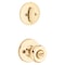 Kwikset Knob Lockset, 3 Grade, Keyed Key, Polished Brass, 238 x 234 in Backset, K6 Keyway 690T3CP6ALRCSK6 - alternate 2