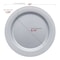 Smarty Had A Party Matte Steel Gray Round Plastic Dinnerware Value Set (120 Dinner Plates + 120 Salad Plates), 240PK 4850STGR-VP-CASE - alternate 2