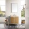 James Martin Vanities Laurent 30" Single Vanity, Light Natural Oak, w/ 3 CM Tajnar Eclos Top 545-V30-LNO-3TJR - alternate 2