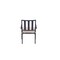 Homeroots Set of Two Dark Gray Aluminum Outdoor Stacking Dining Chairs with Beige Cushion, 2PK 489552 - alternate 3