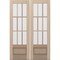 Doornmore G7509, 66.5" x 98" ( 2x32" Door) Left Hand, Mahogany SDL 9 Lite, 3/4 Lite Exterior Door G7509-SW-3296_2_LI - alternate 2