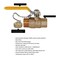 Everflow FIPx3/4" MHT Full Port Hose Ball Valve with Chain and Cap, Brass 1/2" THBV-012-NL - alternate 2
