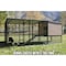 K9 Kennel Store K9 Kennel Castle With 4ft X 8ft X 5ft Tall Run and Metal Cover Complete C5T4X8KC - alternate 2