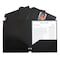 C-Line Products Two-Pocket Heavyweight Poly Portfolio Folder with Three-Hole Punch, Black, 25PK 33931 - alternate 2