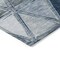 Homeroots 8' X 10' Denim Blue And Sky Blue Geometric Washable Indoor Outdoor Area Rug 583025 - alternate 2