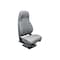 Uni Pro 2011 Ensign Lo Semi Truck Seat, High-Back, Gray Mordura Fabric 8517 - alternate 2