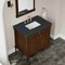 James Martin Vanities Kinnsden 36" Single Vanity, Sable Oak w/ 3 CM Charcoal Soapstone Silestone Top D680-V36-SBK-3CSP - alternate 2