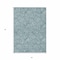Homeroots 5' X 8' Teal Blue And Ivory Floral Washable Indoor Outdoor Area Rug 594666 - alternate 3