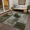 Homeroots 10' X 14' Taupe Gray And Charcoal Geometric Washable Indoor Outdoor Area Rug 604353 - alternate 3