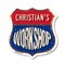 Signmission Christian's Workshop, 6 Inch X 6 Inch, Plastic Sign SHI-P-6-489-CHRISTIAN - alternate 1