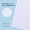 Roaring Spring Case of Exam Blue Books, 11" x 8.5", 8 Sheets/16 Pages, Wide Ruled with Margin, PK500 77517cs - alternate 2