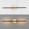 Jonathan Y Makena 28" Modern Minimalist Dimmable Integrated LED Metal Wall Sconce, Oil Rubbed Bronze/Brass Gold JYL7022F - alternate 2