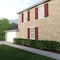 Ekena Millwork Rustic Three Board Joined Board-n-Batten Hand Hewn Faux Wood Shutters w/End Batten, 16 1/2"W x 44"H SHUBJE16X44HHPR - alternate 2