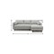Homeroots 102" Gray Fabric Sofa With Brown Legs 641040 - alternate 2