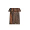 Homeroots 54" Dark Brown and Light Brown Solid Wood Writing Desk With Three Drawers 565282 - alternate 4