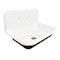 Kingston Brass 30" Cast Iron Single Bowl Wall Mount Utility Sink with Drain, White/Brushed Nickel KGCLWS3020198 - alternate 1