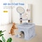 Simple Deluxe 33 inch Small Cat Tree Tower, Cat Tree for Indoor Cats, Cat Scratching Post with Sisal Scratching P 3A53PTTREESCRACH33G01 - alternate 2