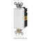Leviton Wall Switch, 1/2 hp, Rocker, 15 A, White 5655-2W - alternate 2