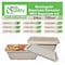Ecoquality 24oz Rectangular Sugarcane Container With Sugarcane Lid, Compostable Bowl For Meals, 200PK EQCRTBWSL24-200 - alternate 2