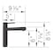 Blanco Alta II Bar 1.5 GPM, Matte Black 527570 - alternate 2
