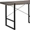 Homeroots 49" Taupe and Black Computer Desk 355718 - alternate 2