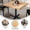 Flash Furniture Bennett 36 in Square Solid Wood Indoor Tabletop in Natural with 30 in x 30 in Dining Height GSF-SQ36-NAT-T3030-GG - alternate 2
