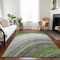 Homeroots 5' X 8' Green And Artichoke Green Abstract Washable Indoor Outdoor Area Rug 577302 - alternate 2