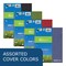 Roaring Spring Case of Wirebound Notebooks, 11"x9", 1 Sub & 1 Pkt, 100 sht, Asstd Covers, College Ruled w/Margin, PK24 13362cs - alternate 2
