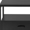 Homeroots 47in Black Cabinet Enclosed Storage TV Stand 490359 - alternate 3