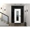 Vdomdoors Steel Door Ballucio 6644 Natural Oak Black 2 Side and Top Exterior Window Sidelite Entry Door Paint BALLUCIO6644EXD-OAKB-W12+36+12xH80+16-RH-I - alternate 2