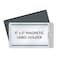 C-Line Products 2-1/2" x 4-1/4" Gray Side Load Magnetic Label Holders, 10/PK, 10PK/BX 87701-BX - alternate 3