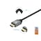 Monoprice 4K Certified High-Speed Slim HDMI Cable - 4K60, 18Gbps, HDR, Gold-Plated, 4ft, Black 47913 - alternate 2