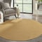 Homeroots 6' Yellow Indoor Outdoor Area Rug 522597 - alternate 2