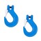Mytee Products Heavy Duty Grade 100 3/8 in Clevis Sling Hook with Latch - 8,800 LBS WLL, Blue, 2PK SH38-G100x2 - alternate 1