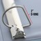 Bazic Products Slant D Ring View Binder with 2 Pockets, 2", White 3151 - alternate 2