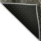 Homeroots 8' Charcoal And Black Round Abstract Washable Indoor Outdoor Area Rug 603163 - alternate 3
