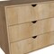 Homeroots 59" Natural Six Drawer Double Dresser 490831 - alternate 2
