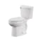 American Standard Complete Toilet, Elongated Bowl, 1.6 gpf Flush, 12 in Rough-In, 16-1/2 in H Rim, White 736AA001.020 - alternate 2