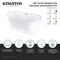 Kingston Brass 60-Inch Acrylic Oval Double Ended Pedestal Tub with Drain, No Faucet Drillings VTDE602824C428 - alternate 3